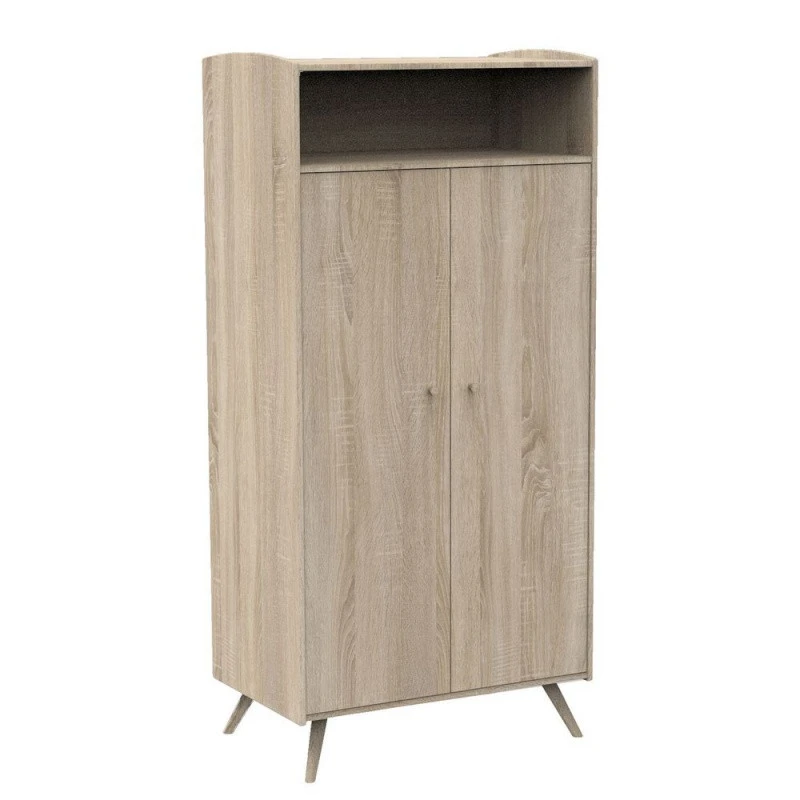 Armoire 2 Portes Et 1 Niche SAUTHON Access Chêne Doré