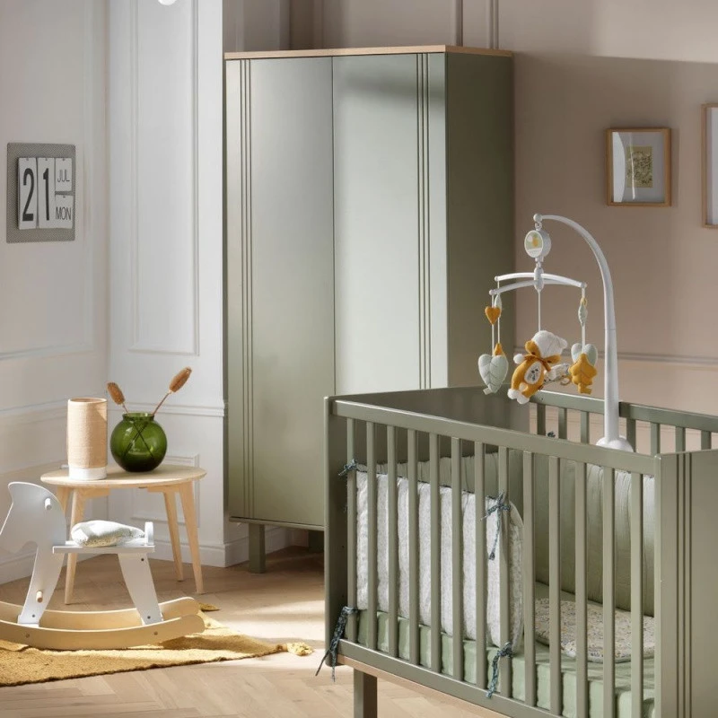 Armoire 2 Portes SAUTHON ElĂ©onore Kaki â Image 4