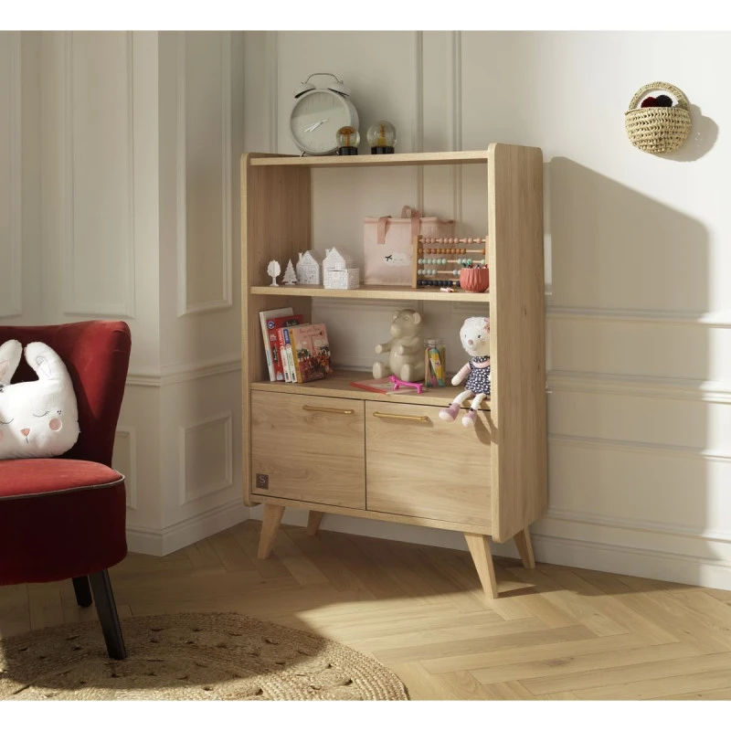 Chambre Duo Avec Lit Combiné + Bibliothèque SAUTHON Arty – Image 10