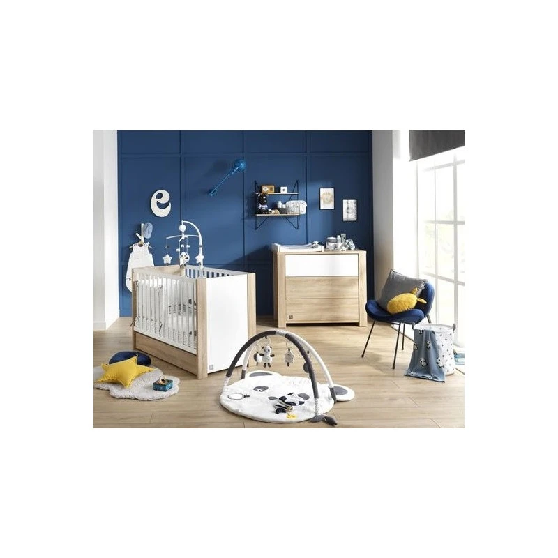 Chambre Duo Avec Lit 70x140 SAUTHON Antonin Bois/blanc