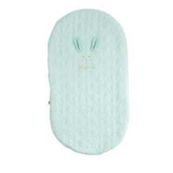 Couvre Lit Ovale Original SAUTHON Bleu Aqua