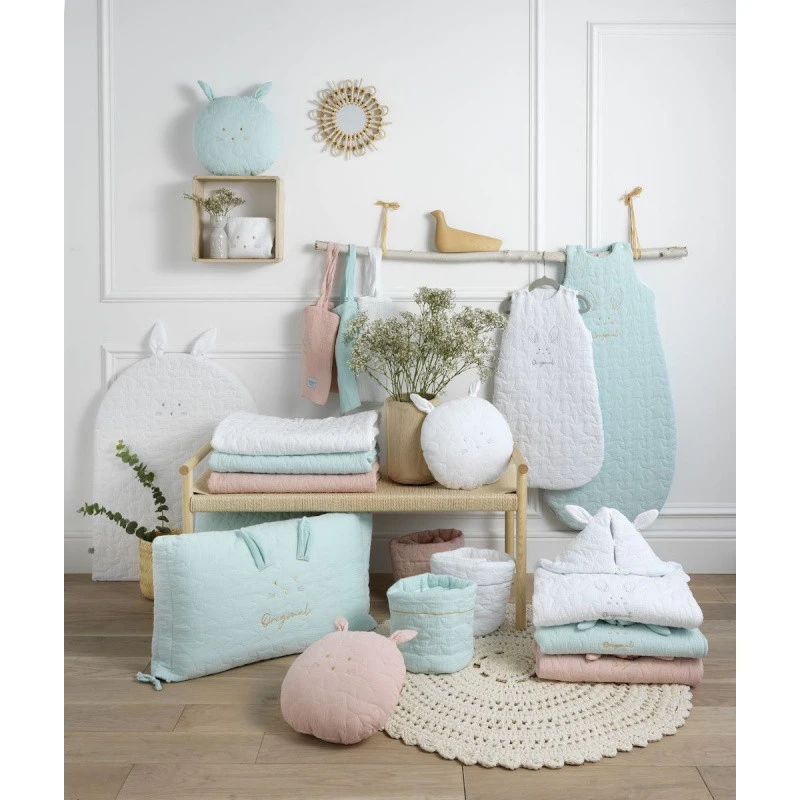 Couvre Lit Ovale Original SAUTHON Bleu Aqua â Image 4