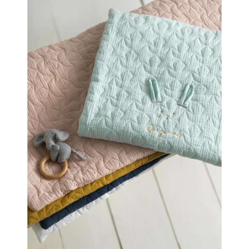 Couvre Lit Rectangulaire Original SAUTHON Jaune Topaze â Image 5