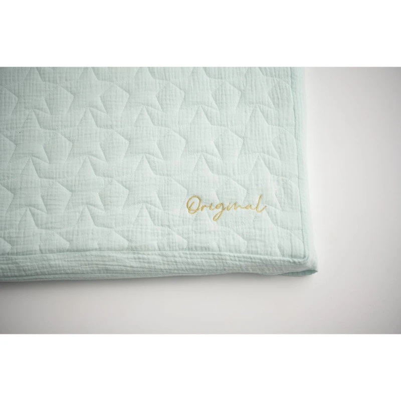 Housse De Matelas Ă Langer Original SAUTHON Bleu Aqua â Image 3