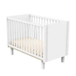 Lit Bébé 60x120 SAUTHON Eléonore Blanc