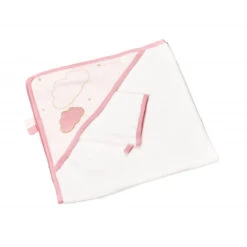 Sortie De Bain + Gant SAUTHON Lily Poudrée