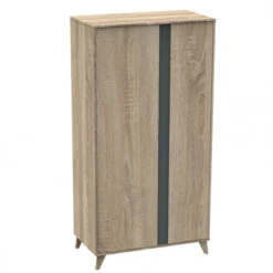 Armoire 2 Portes Nova SAUTHON Gris Volcan