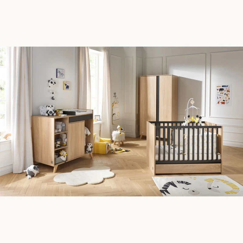 Commode Ă©volutive Nova SAUTHON Gris Volcan â Image 4