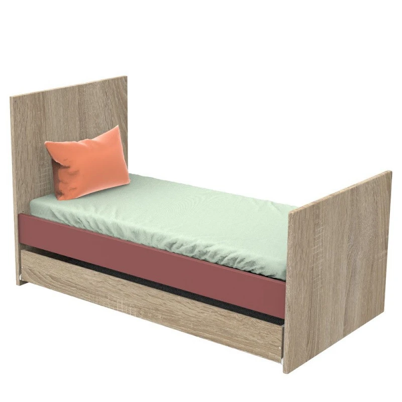 Tiroir Pour Little Big Bed 70x140 Nova SAUTHON ChĂȘne Dore â Image 2