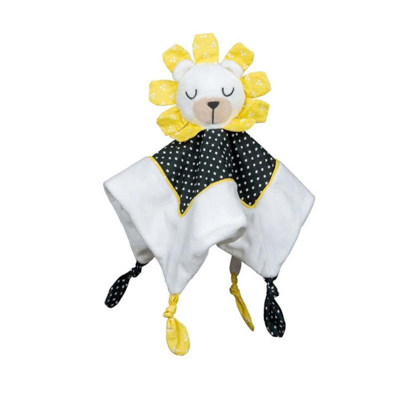 Doudou Mouchoir SAUTHON Pluche Et Pompon â Image 2