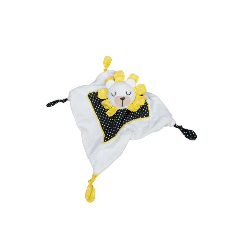 Doudou Mouchoir SAUTHON Pluche Et Pompon â Image 3