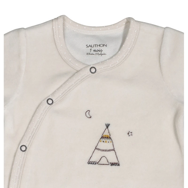 Pyjama Beige 1mois SAUTHON Timouki â Image 2