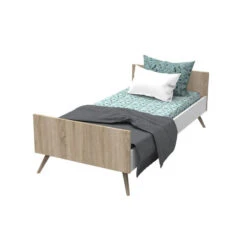 Lit Junior 90x190 SAUTHON Seventies Blanc