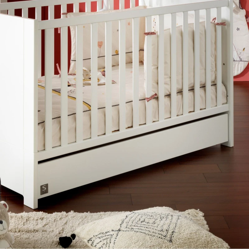 Tiroir Pour Lit Little Big Bed SAUTHON Loft Blanc â Image 2